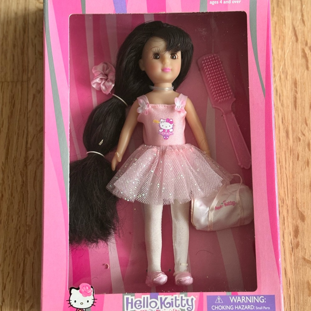 Hello Kitty and Her lil Friends - brunette gymnastics girl